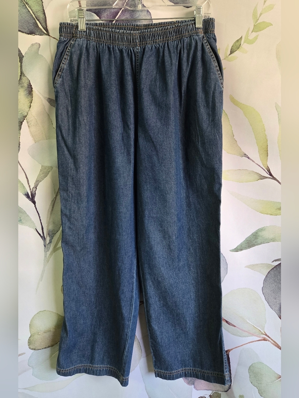 CROFT & BARROW | Tapered Ankle Trouser in Blue sz PL